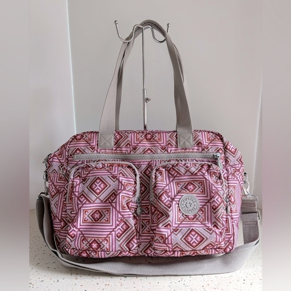 Kipling Zaliki Printed Duffel Travel Bag - Picture 3 of 10